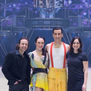 Nathalie Péchalat et Philippe Candeloro - Présentation du nouveau spectacle Holiday on Ice, "Believe", au Zénith de Paris, le 3 mars 2016. Le spectacle aura lieu au Zénith de Paris du 3 au 13 mars puis sera en tournée dans toute la France.