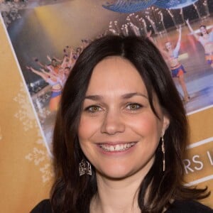 Nathalie Péchalat lors de la présentation du nouveau spectacle Holiday on Ice, "Believe", au Zénith de Paris, le 3 mars 2016. Le spectacle aura lieu au Zénith de Paris du 3 au 13 mars puis sera en tournée dans toute la France.