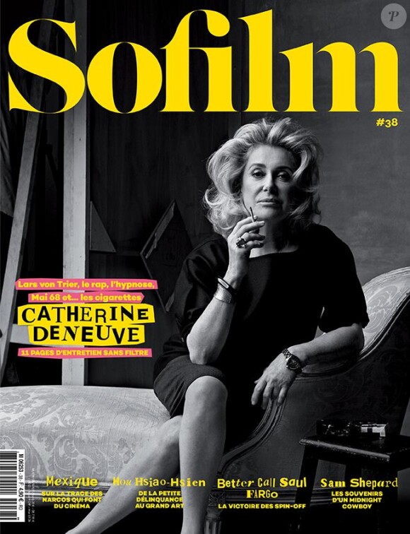 Catherine Deneuve en couverture de So Film, N°38.