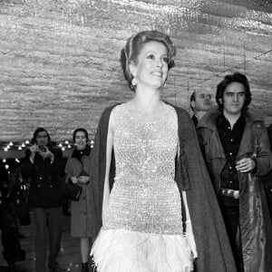 Catherine Deneuve à Paris en 1970.