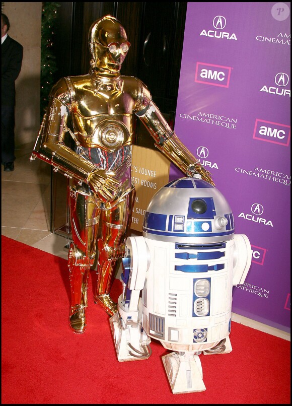 C3-PO, R2-D2 à Beverly Hills, en décembre 2008.