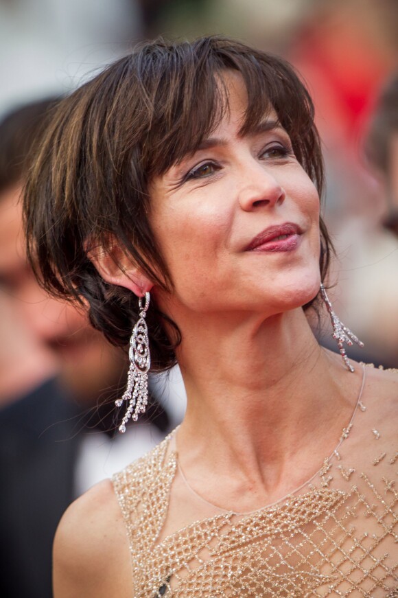 Sophie Marceau - Montée des marches du film "La Glace et le Ciel" pour la cérémonie de clôture du 68e Festival du film de Cannes, le 24 mai 2015.