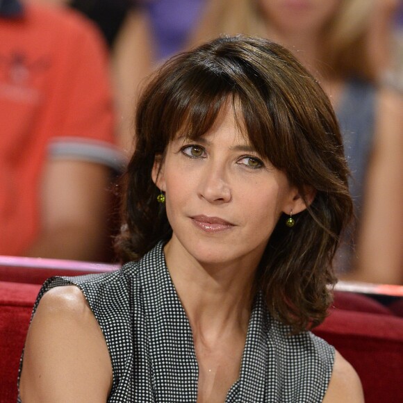 Sophie Marceau - Enregistrement de l'émission "Vivement dimanche" à Paris le 17 septembre 2014.