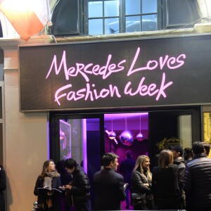 People à la soirée Mercedes-Benz au Vip Room à l'occasion de la fashion week à Paris. Le 8 mars 2016 © Rachid Bellak / Bestimage