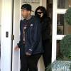 Kylie Jenner et son petit ami Tyga à la sortie du centre de dermatologie Epione à Beverly Hills, le 7 mars 2016.