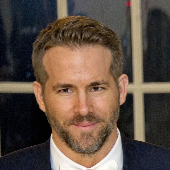 Ryan Reynolds au dîner d'état en l'honneur du premier ministre canadien et sa femme à la Maison Blanche à Washington. Le 10 mars 2016