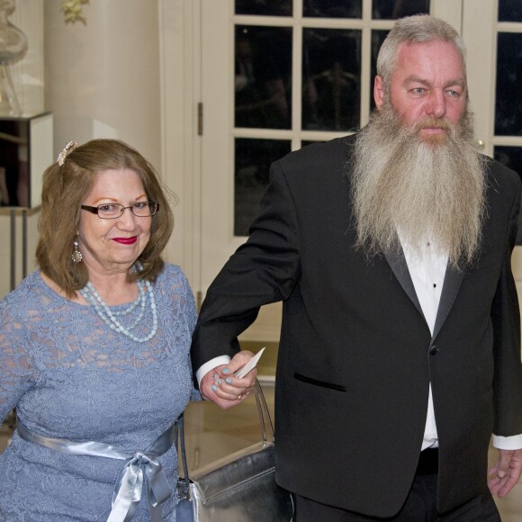 Twila Legare et Marc Legare au dîner d'état en l'honneur du premier ministre canadien et sa femme à la Maison Blanche à Washington. Le 10 mars 2016