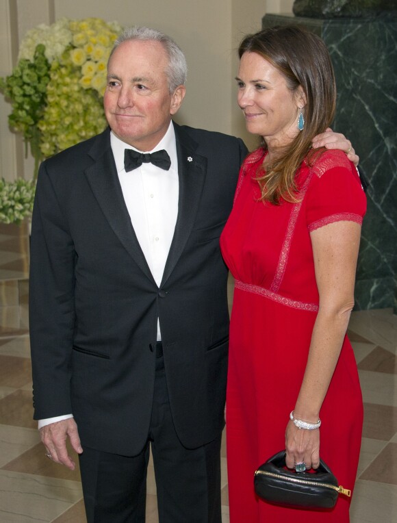Lorne Michaels le producteur du Saturday Night Live et son épouse Alice Michaels au dîner d'état en l'honneur du premier ministre canadien et sa femme à la Maison Blanche à Washington. Le 10 mars 2016