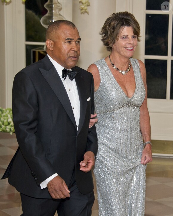 Wayne Jordan et  Quinn Delaney au dîner d'état en l'honneur du premier ministre canadien et sa femme à la Maison Blanche à Washington. Le 10 mars 2016