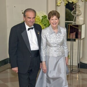 La sénatrice Jeanne Shaheen et William Shaheen au dîner d'état en l'honneur du premier ministre canadien et sa femme à la Maison Blanche à Washington. Le 10 mars 2016