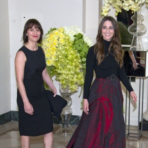 Sara Bareilles et sa soeur Jnnifer Bareilles au dîner d'état en l'honneur du premier ministre canadien et sa femme à la Maison Blanche à Washington. Le 10 mars 2016