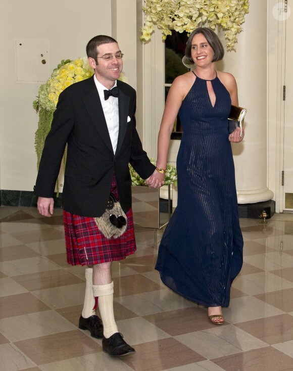 Alexander Macgillivray, et Shona Crabtree au dîner d'état en l'honneur du premier ministre canadien et sa femme à la Maison Blanche à Washington. Le 10 mars 2016