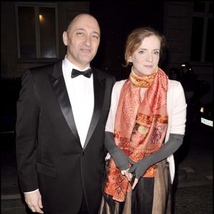 Nathalie Kosciusko-Morizet et son mari - Dîner de gala du prix d'Amérique, à Paris, le 24 janvier 2009