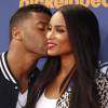 Ciara et son compagnon Russell Wilson au "Nickelodeon Kid's Choice Sports Awards" à Westwood le 16 juillet 2015