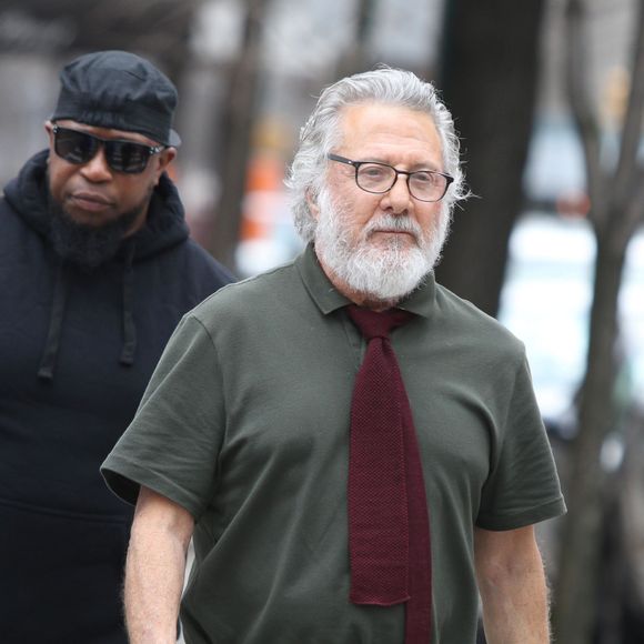 Dustin Hoffman - Tournage du film "Ydkk" ou "Yen Din Kia Kissa" à New York. Le 10 mars 2016