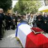 Obsèques du Mime Marcel Marceau au cimetière du Père-Lachaise à Paris en présence de sa famille et ses amis le 26 septembre 2007