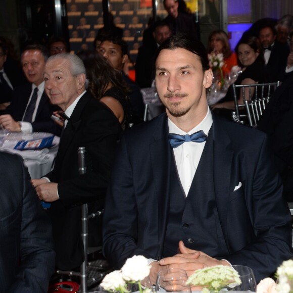 Exclusif - Zlatan Ibrahimovic - Le 3ème dîner de gala annuel de la Fondation Paris Saint-Germain (PSG) organisé place Vendôme à Paris, le 15 mars 2016.  © Rachid Bellak/Bestimage