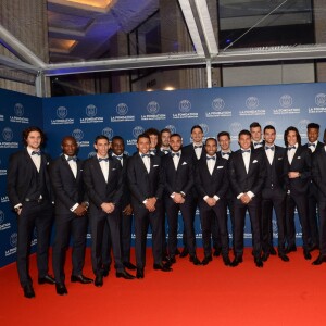 Exclusif - Equipe du PSG - Le 3ème dîner de gala annuel de la Fondation Paris Saint-Germain (PSG) organisé place Vendôme à Paris, le 15 mars 2016.  © Rachid Bellak/Bestimage