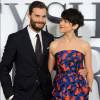 Jamie Dornan et sa femme Amelia Warner - Avant-première du film "50 nuances de Grey" à Londres, le 12 février 2015.
