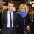 Emmanuel Macron et sa femme Brigitte Trogneux au salon du livre de Paris le 17 mars 2016. © Cédric Perrin/Bestimage