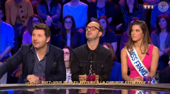 Jarry et Miss France 2016 dans Action ou vérité, le 18 mars 2016 sur TF1.