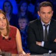 Léa Salamé et Yann Moix, dans  On n'est pas couché  sur France 2, le samedi 19 mars 2016.
