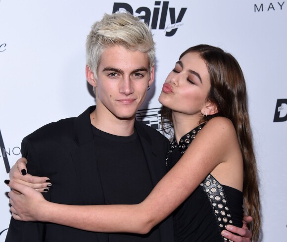 Presley Gerber et Kaia Gerber lors de la soirée The Daily Front Row's à Los Angeles le 20 mars 2016