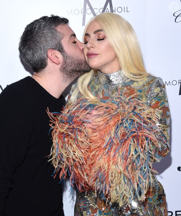 Brandon Maxwell & Lady Gaga lors de la soirée The Daily Front Row's à Los Angeles le 20 mars 2016