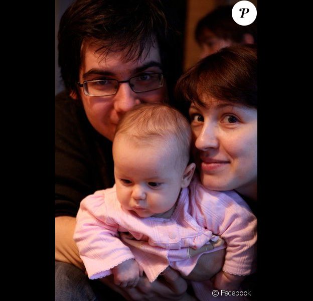 Vadym Kholodenko et son ex-femme Sofya Tsygankova avec leur fille Michela, sur Facebook. Janvier 2011