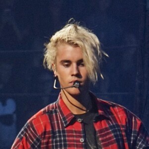 Justin Bieber en concert à Seattle le 9 mars 2016.