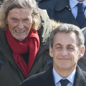 Nicolas Sarkozy lors de l'hommage à Yves Guéna à l'Hôtel des Invalides à Paris, le 8 mars 2016. © Pierre Pérusseau/Bestimage