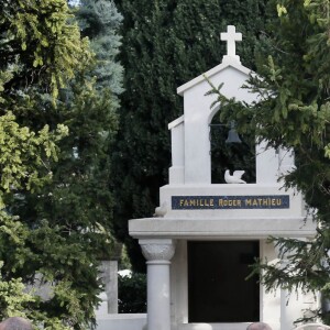 Obsèques de Marcelle-Sophie Mathieu en l'église Notre Dame de Lourdes en Avignon, le 24 Mars 2016. © Patrick Bernard/ Bestimage