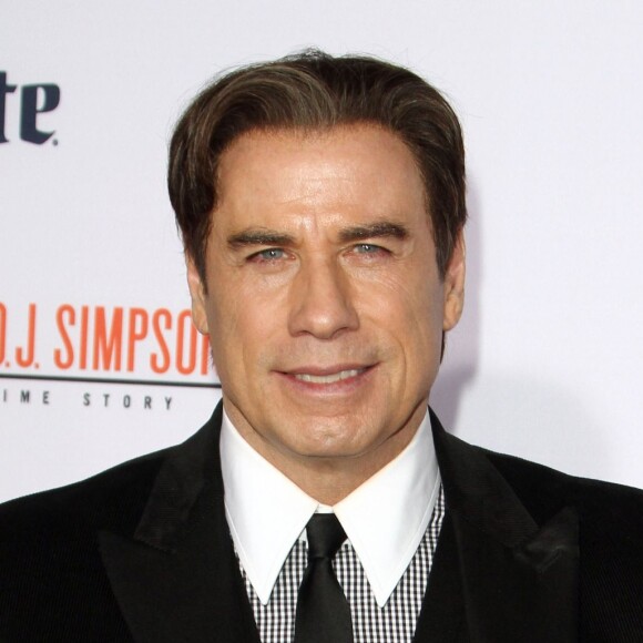 John Travolta à la Première du film "The People v. O.J. Simpson : American Crime Story" à Los Angeles. Le 27 janvier 2016