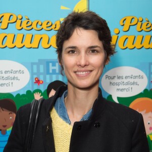 Eglantine Éméyé - Lancement de la 27e édition de l'Opération Pièces Jaunes au centre hospitalier (hôpital Delafontaine) de Saint-Denis, le 6 janvier 2016.