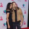 Zoe Saldana et son mari Marco Perego lors de la 16ème édition des "Latin Grammy Awards" à Las Vegas, le 19 novembre 2015.