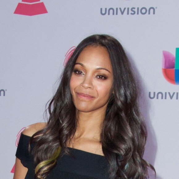 Zoe Saldana lors de la 16ème édition des "Latin Grammy Awards" à Las Vegas, le 19 novembre 2015.