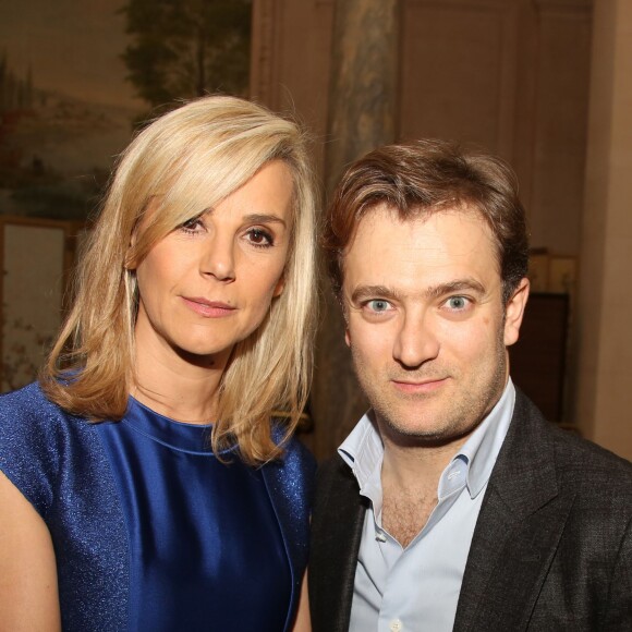 Laurence Ferrari et son mari Renaud Capuçon - Photocall de la cérémonie des "GQ 2015, Les Hommes de l'Année" au Shangri-La Hotel à Paris, le 25 janvier 2016. © Denis Guignebourg/Bestimage