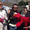 Beyoncé Knowles et sa fille Blue Ivy lors de la fête de Pâques organisée à la Maison Blanche par Barack et Michelle Obama. Photo publiée sur le compte Instagram de Beytrillest, le 28 mars 2016.