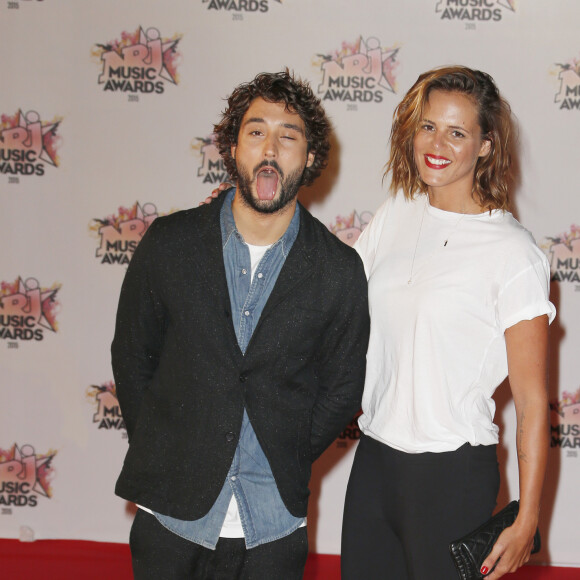 Laure Manaudou et son compagnon Jérémy Frérot aux NRJ Music Awards 2015 au Palais des Festivals à Cannes, le 7 novembre 2015 © Christophe Aubert