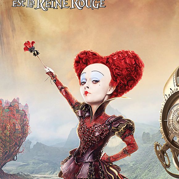 Affiche-personnage d'Alice de l'autre côté du miroir.