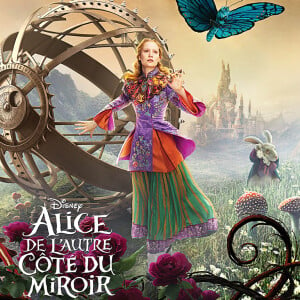 Affiche-personnage d'Alice de l'autre côté du miroir.