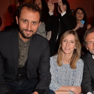 Arié Elmaleh, Léa Drucker et Stéphane Freiss, lors de la remise du Prix Clarins 2016 au Pavillon Kléber, le 29 mars 2016 à Paris