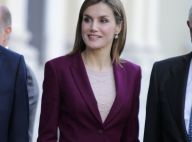 Letizia d'Espagne : Brushing et tailleur jupe, retour de vacances très classe