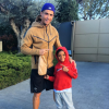 Cristiano Ronaldo et son fils Cristiano Jr. partent donner à manger aux cygnes et au canard, le 1er avril 2016, à la veille du Clasico. Photo Instagram Cristiano Ronaldo.