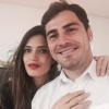 Sara Carbonero, Iker Casillas et leur fils Martin, 2 ans, photo Instagram au nouvel an 2016.