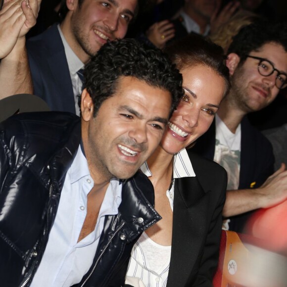 Jamel Debbouze et Mélissa Theuriau - Soirée de clôture au palais des sports. Grand prix du jury , prix du public et prix d'interprètation rebaptisé désormais prix Michel Galabru pour Fatsah Bouyahmed 19e festival international du film de comédie de l'Alpe d'Huez 2016.
