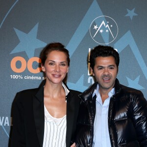 Jamel Debbouze et sa femme Mélissa Theuriau lors de la cérémonie de clôture du 19e Festival International du film de Comédie de l'Alpe d'Huez, le 16 janvier 2016.© Dominique Jacovides/Bestimage