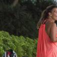 Coleen Rooney (épouse de Wayne Rooney) en vacances à la Barbade avec ses enfants Kai Wayne et Klay Anthony Rooney et ses parents Tony et Colette McLoughlin. Le 29 mars 2016.