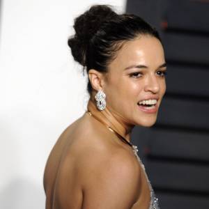Michelle Rodriguez - People à la soirée "Vanity Fair Oscar Party" après la 88ème cérémonie des Oscars à Hollywood, le 28 février 2016.
