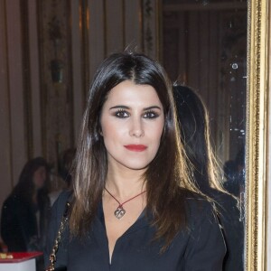 Karine Ferri - 40 ans de la maison Poiray au profit de l'association Mécénat Chirurgie Cardiaque à la Fondation Mona Bismarck à Paris le 12 février 2015.